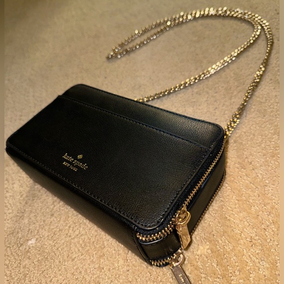 Kate Spade Adele Double Zip Leather Crossbody Bag (Excellent Condition) - Picture 3 of 9